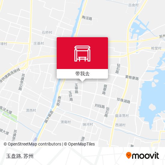 玉盘路地图