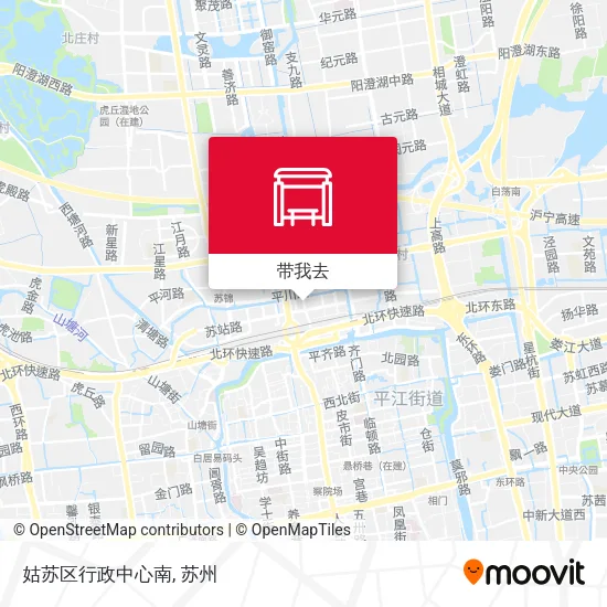 姑苏区行政中心南地图