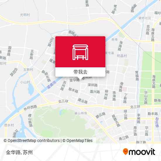 金华路地图