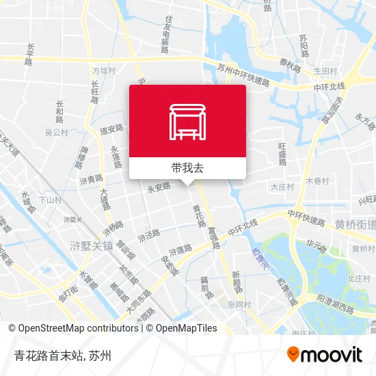 青花路首末站地图