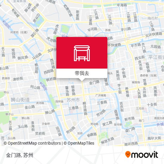 金门路地图