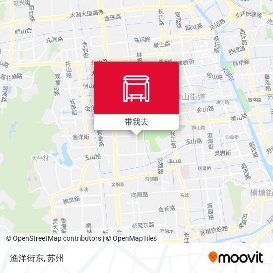 渔洋街东地图