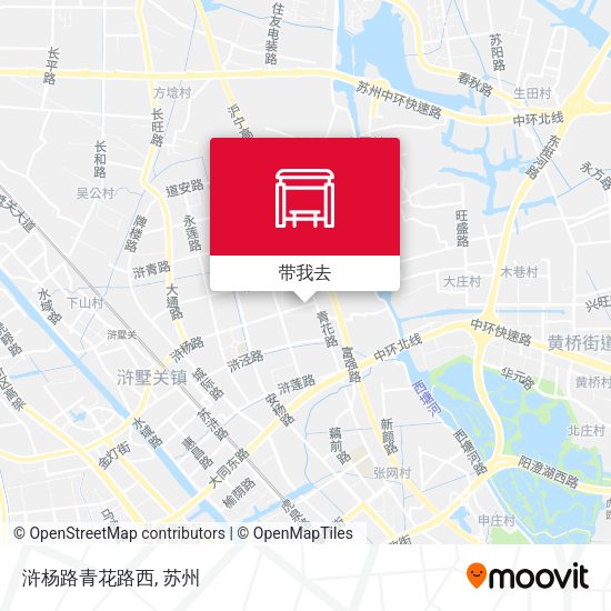 浒杨路青花路西地图