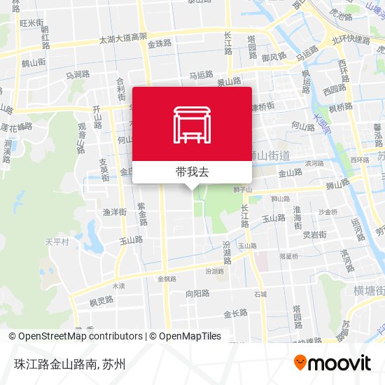 珠江路金山路南地图