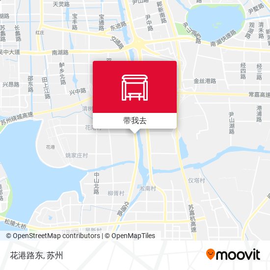 花港路东地图