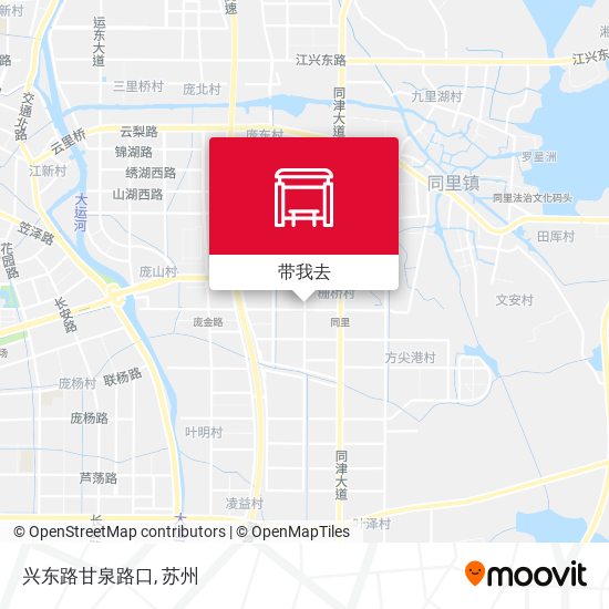 兴东路甘泉路口地图