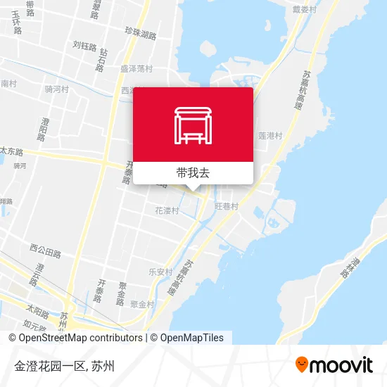 金澄花园一区地图