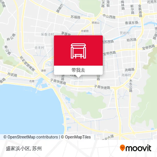 盛家浜小区地图