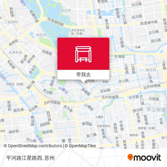平河路江星路西地图