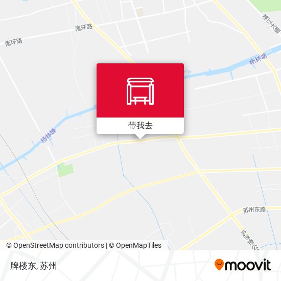 牌楼东地图