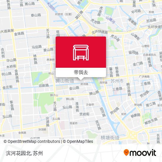 滨河花园北地图