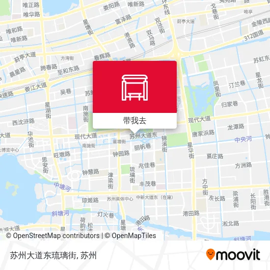 苏州大道东琉璃街地图