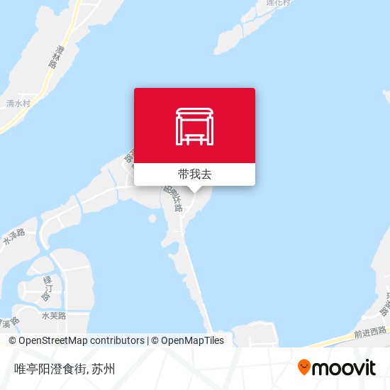 唯亭阳澄食街地图
