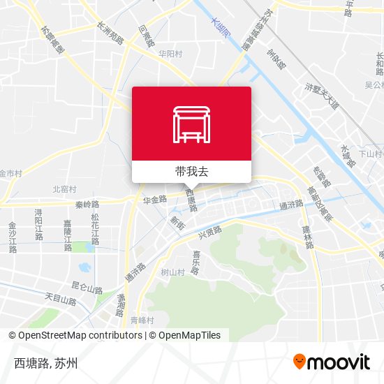 西塘路地图