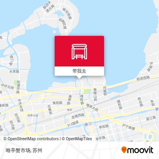 唯亭蟹市场地图