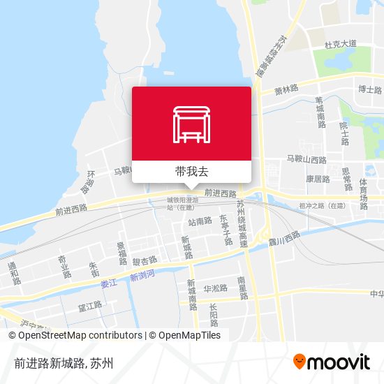 前进路新城路地图