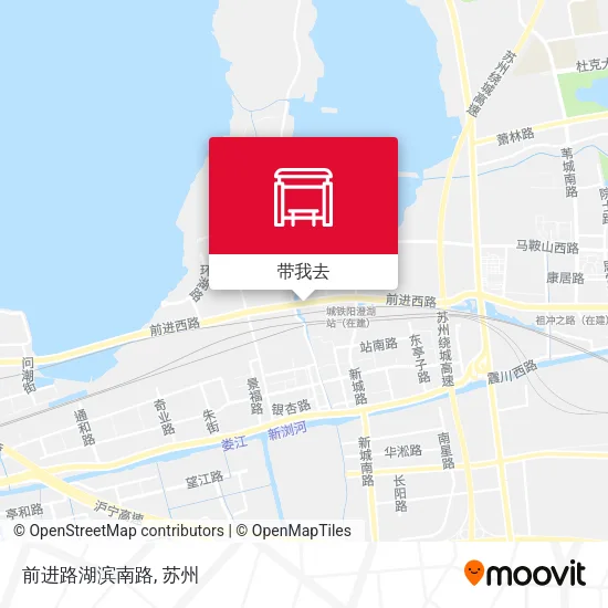 前进路湖滨南路地图