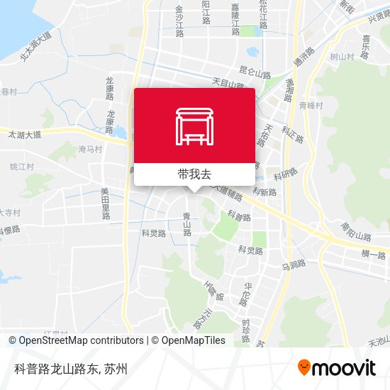 科普路龙山路东地图