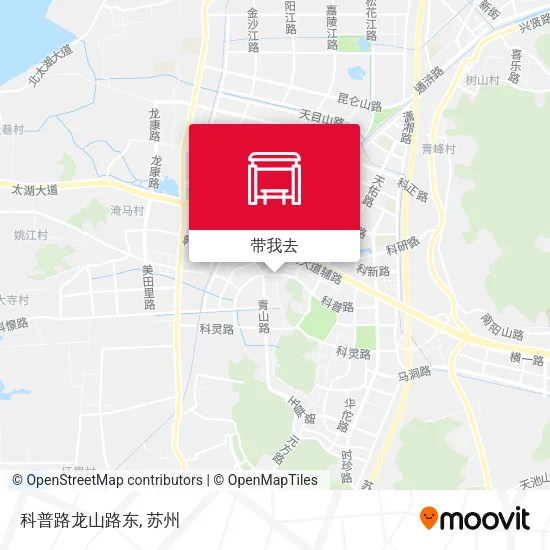 科普路龙山路东地图