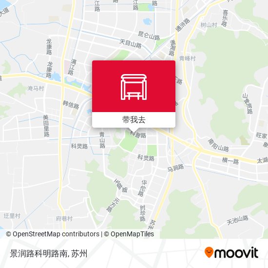 景润路科明路南地图
