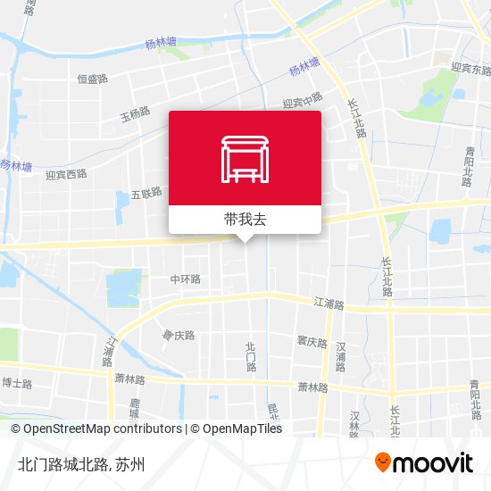 北门路城北路地图
