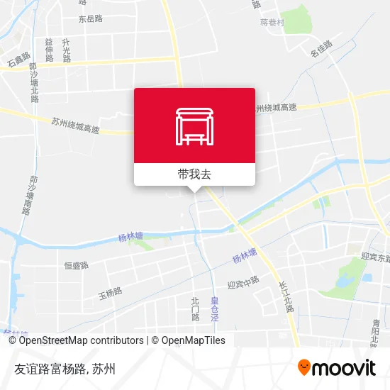 友谊路富杨路地图