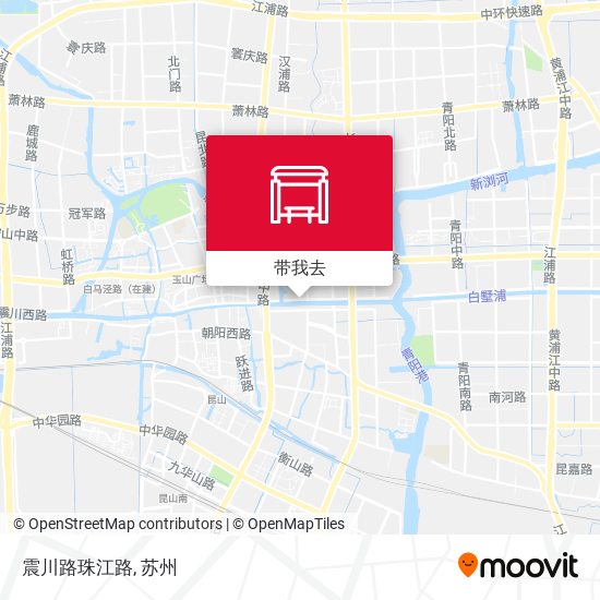 震川路珠江路地图