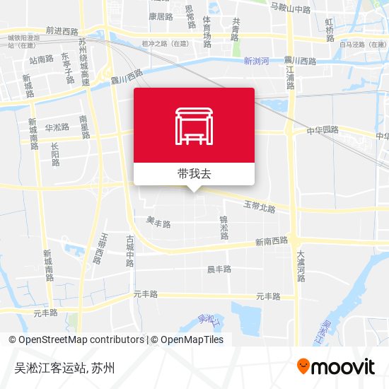 吴淞江客运站地图