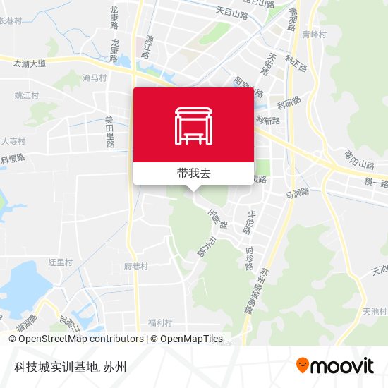 科技城实训基地地图