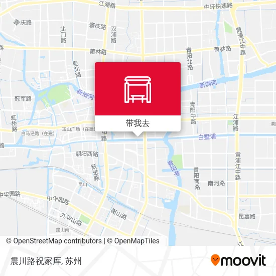 震川路祝家厍地图