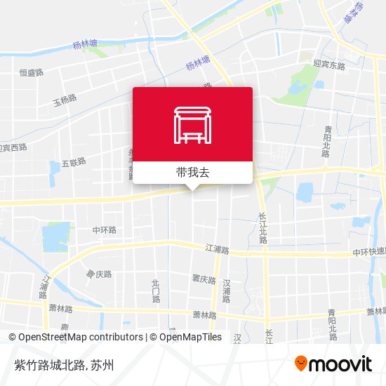 紫竹路城北路地图