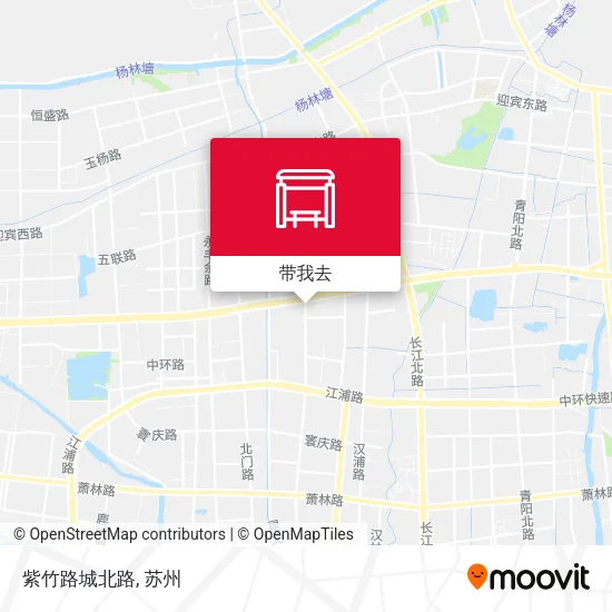 紫竹路城北路地图