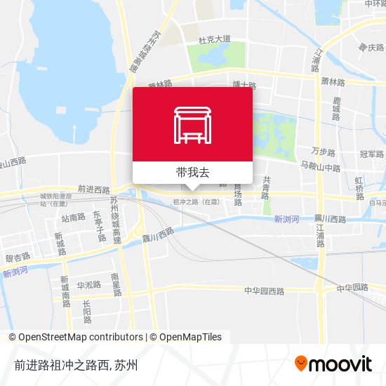 前进路祖冲之路西地图