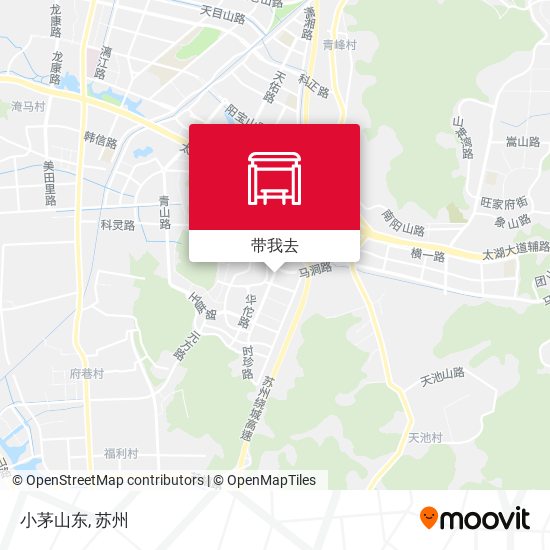 小茅山东地图