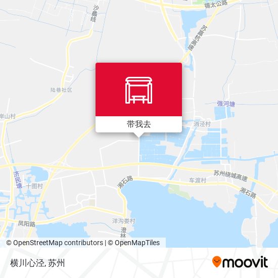 横川心泾地图