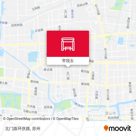 北门路环庆路地图