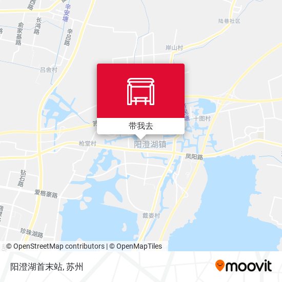 阳澄湖首末站地图