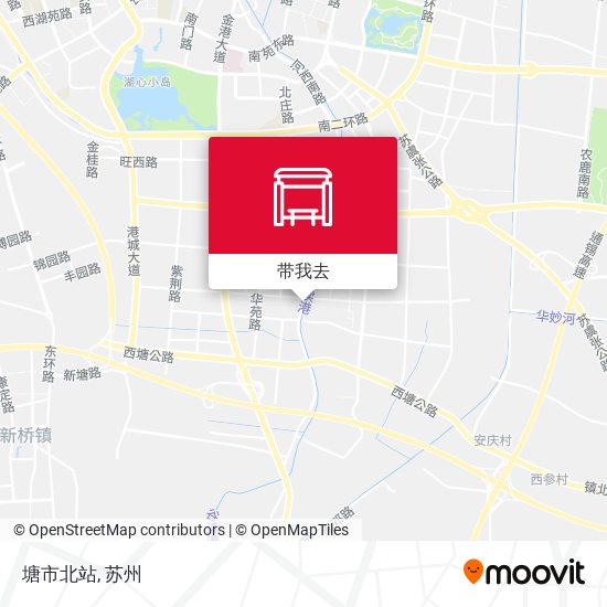 塘市北站地图