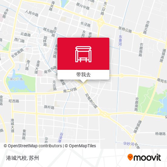 港城汽校地图