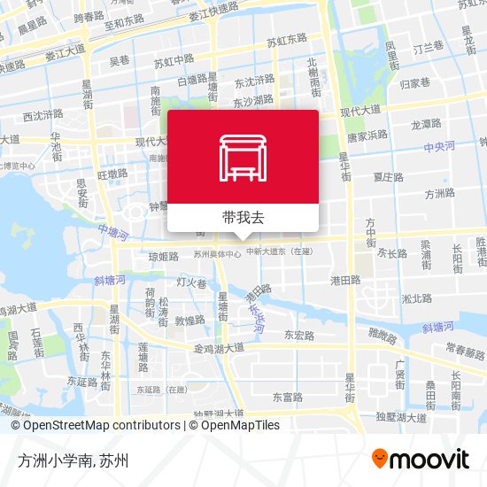 方洲小学南地图