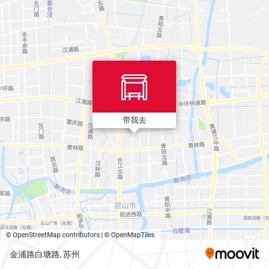 金浦路白塘路地图