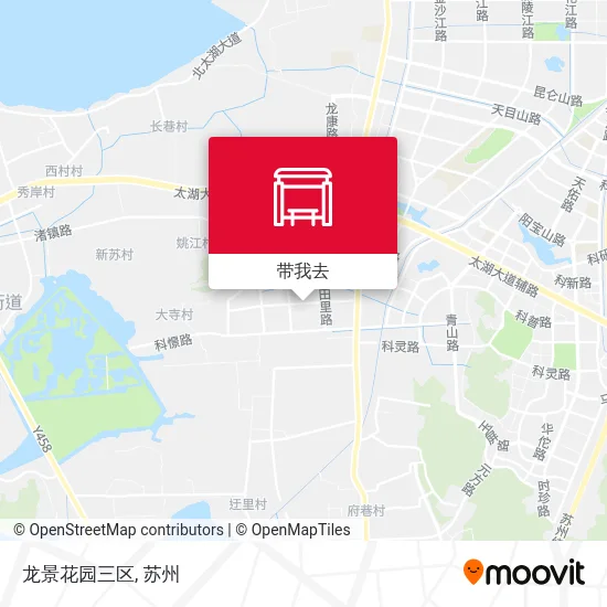 龙景花园三区地图