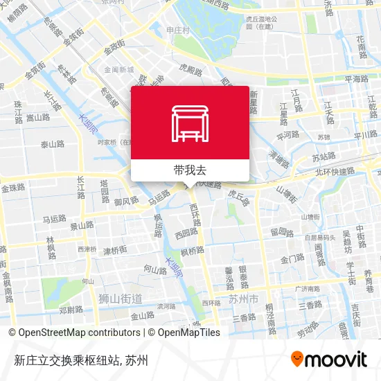 新庄立交换乘枢纽站地图