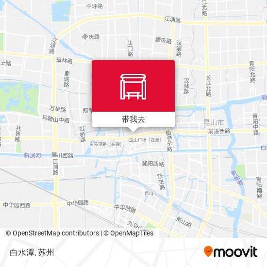 白水潭地图