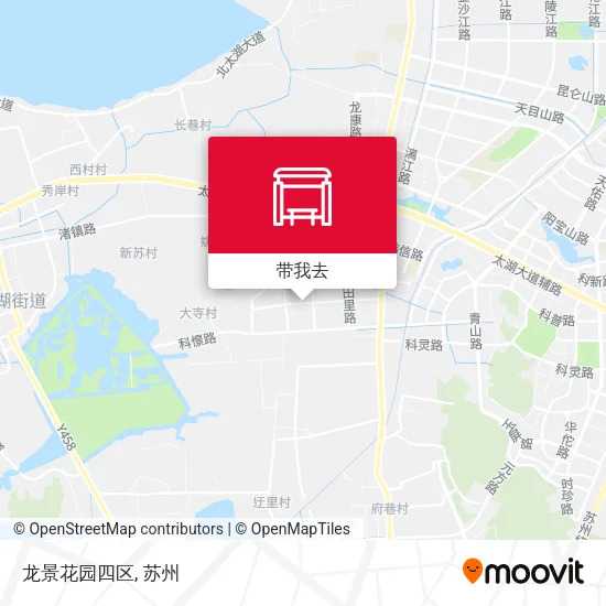 龙景花园四区地图