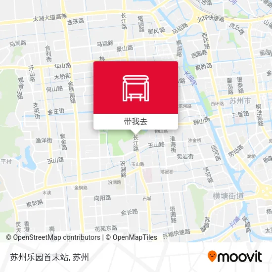 苏州乐园首末站地图