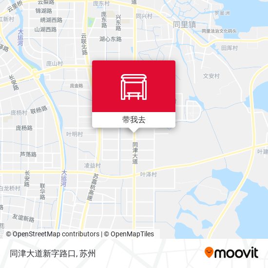 同津大道新字路口地图