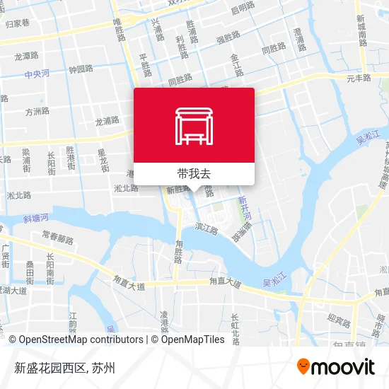 新盛花园西区地图