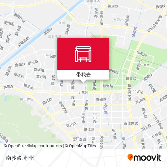 南沙路地图