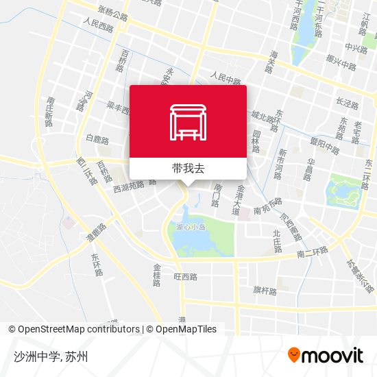 沙洲中学地图
